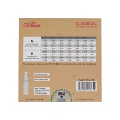 Alternative view of Cordes de guitare classique Alice AWR19C - Haute tension